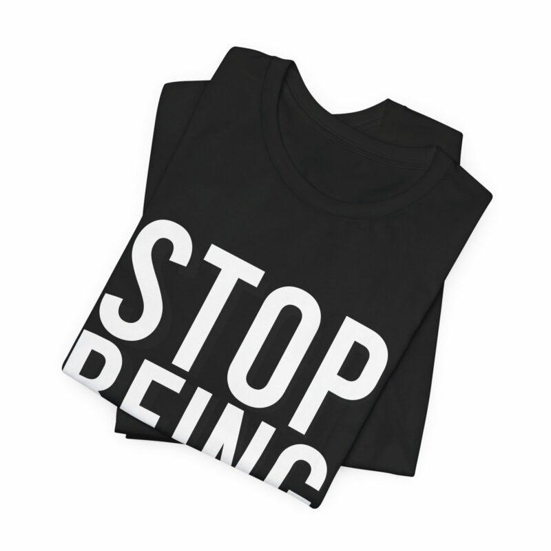 Stop Being Poor Paris Hilton Y2K Inspired Tee  Unisex Jersey Short Sleeve Tee - Image 35