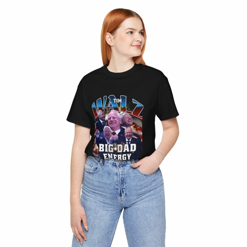Tim Walz Big Dad Energy Bootleg T-Shirt | Tim Walz Bootleg Style Graphic Tee | Bella and Canvas Unisex Sizes S-3XL - Image 18