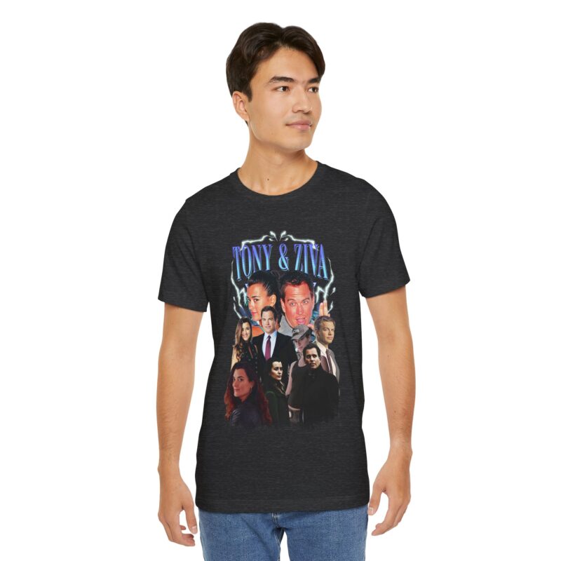 Ziva David and Tony DiNozzo Bootleg Style Unisex T-Shirt | NCIS High Quality Bella and Canvas Tee - Image 49