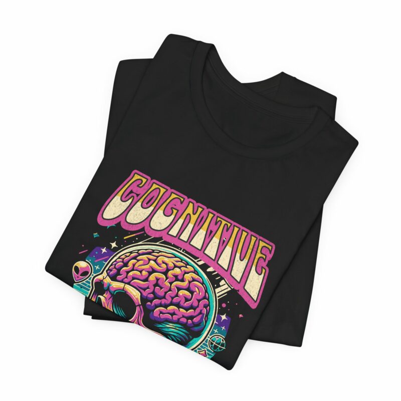 Cognitive Dissonance is a Hell of a Drug | Retro Psychedelic Style Bella + Canvas T-Shirt | Funny Trippy Unisex Sizes S-3XL - Image 63