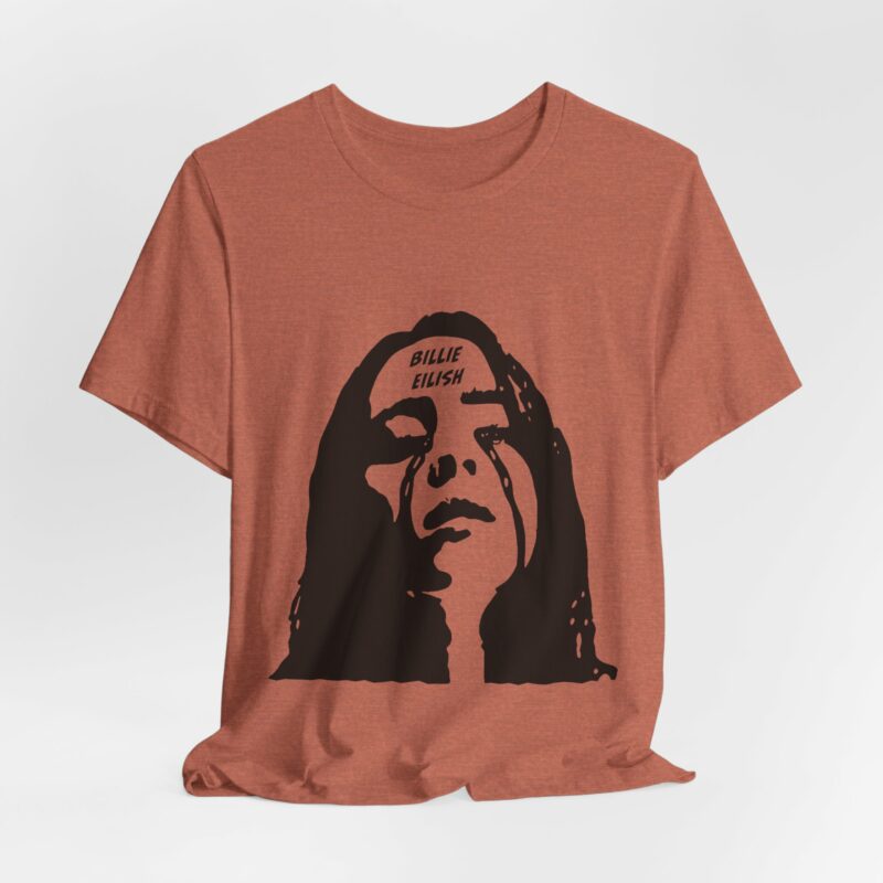 Billie Eilish Tears Unisex Jersey Short Sleeve Tee. Billie Eilish Gift Ideas - Image 9
