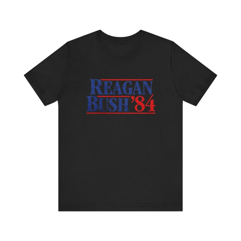 Regan and Bush 84 Campaign Style Unisex T-Shirt - Image 30