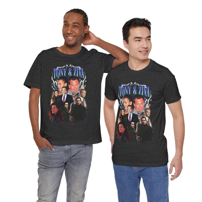 Ziva David and Tony DiNozzo Bootleg Style Unisex T-Shirt | NCIS High Quality Bella and Canvas Tee - Image 57