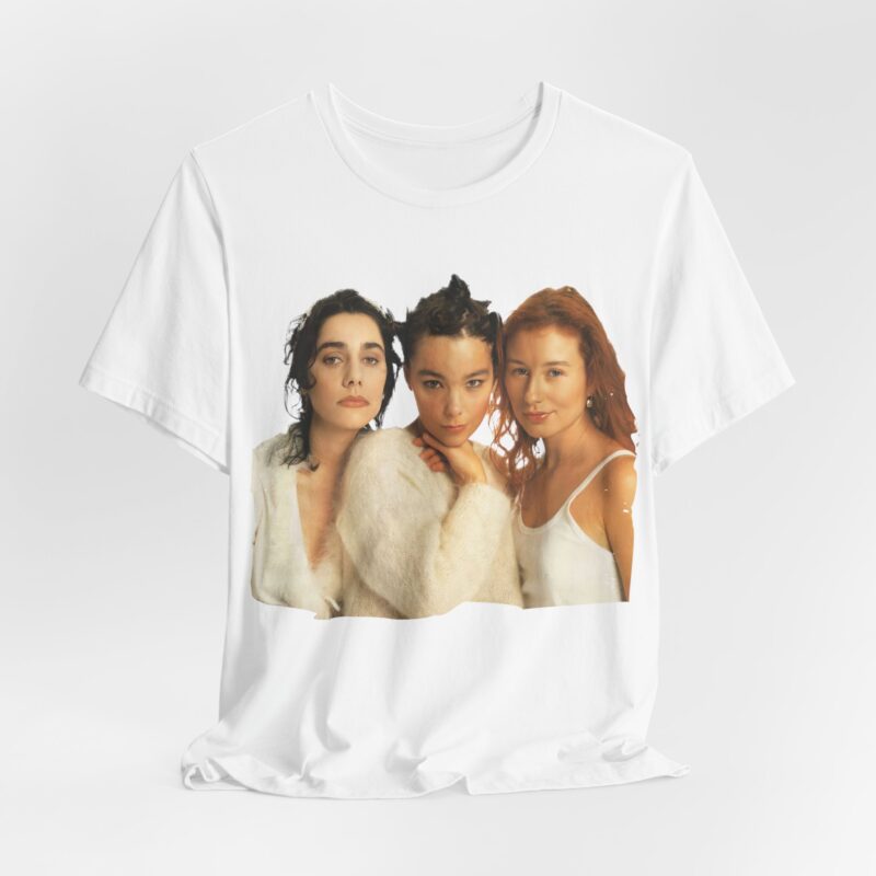 PJ Harvey with Bjork and Tori Amos 1994 Bella + Canva Unisex Jersey Short Sleeve Tee . 90s Female Rock Icons Unisex Tee