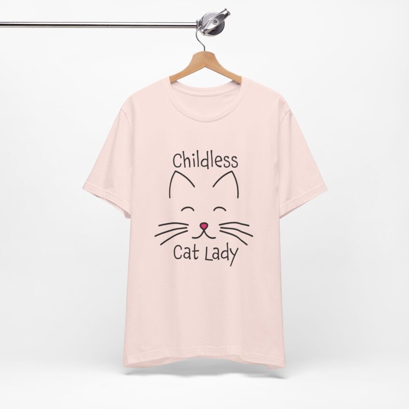 Cat Face Kamala Harris Childless Cat Lady Unisex Tee, Cat Lover Shirt, Women's Graphic Tshirt, Funny Political Shirt, Feminist Tee - Image 37