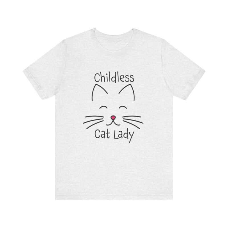 Cat Face Kamala Harris Childless Cat Lady Unisex Tee, Cat Lover Shirt, Women's Graphic Tshirt, Funny Political Shirt, Feminist Tee - Image 60