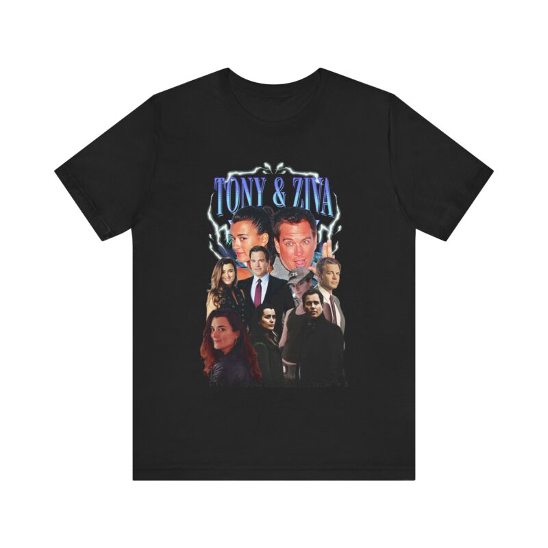 Ziva David and Tony DiNozzo Bootleg Style Unisex T-Shirt | NCIS High Quality Bella and Canvas Tee - Image 2