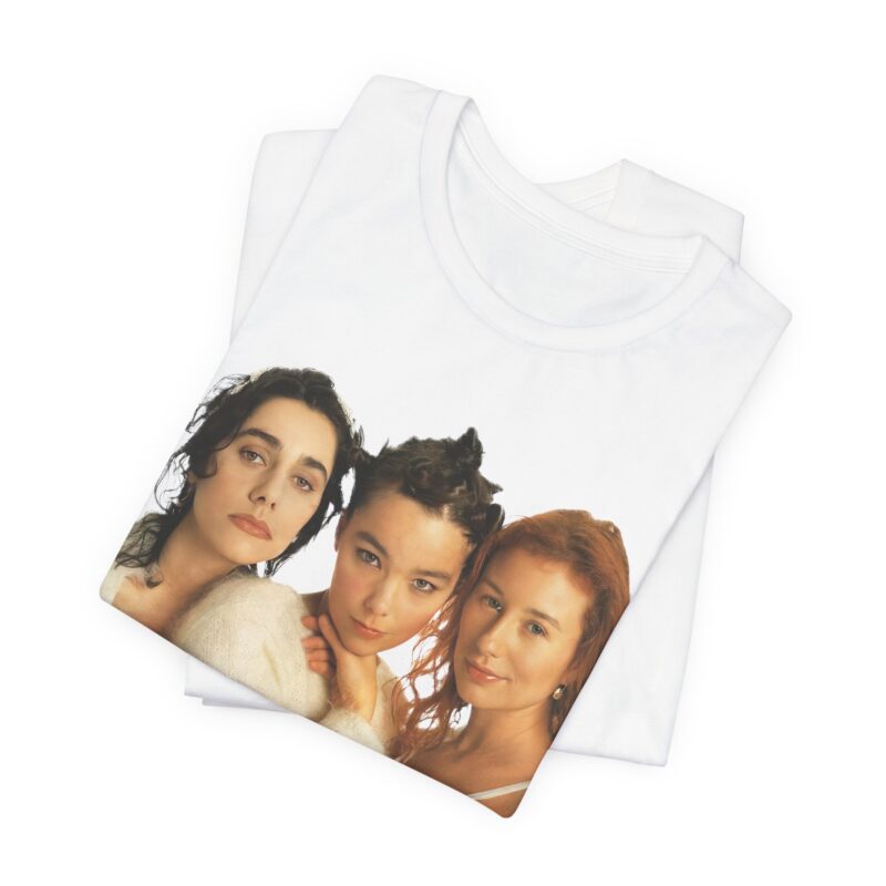 PJ Harvey with Bjork and Tori Amos 1994 Bella + Canva Unisex Jersey Short Sleeve Tee . 90s Female Rock Icons Unisex Tee - Image 6