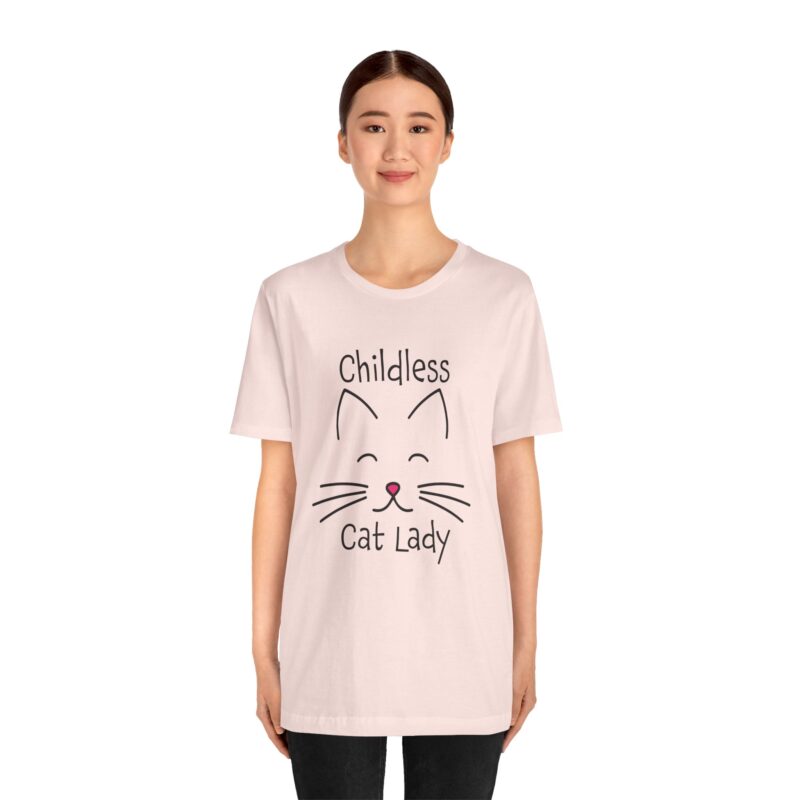 Cat Face Kamala Harris Childless Cat Lady Unisex Tee, Cat Lover Shirt, Women's Graphic Tshirt, Funny Political Shirt, Feminist Tee - Image 41