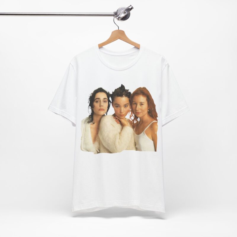 PJ Harvey with Bjork and Tori Amos 1994 Bella + Canva Unisex Jersey Short Sleeve Tee . 90s Female Rock Icons Unisex Tee - Image 7