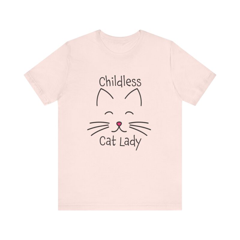 Cat Face Kamala Harris Childless Cat Lady Unisex Tee, Cat Lover Shirt, Women's Graphic Tshirt, Funny Political Shirt, Feminist Tee - Image 31