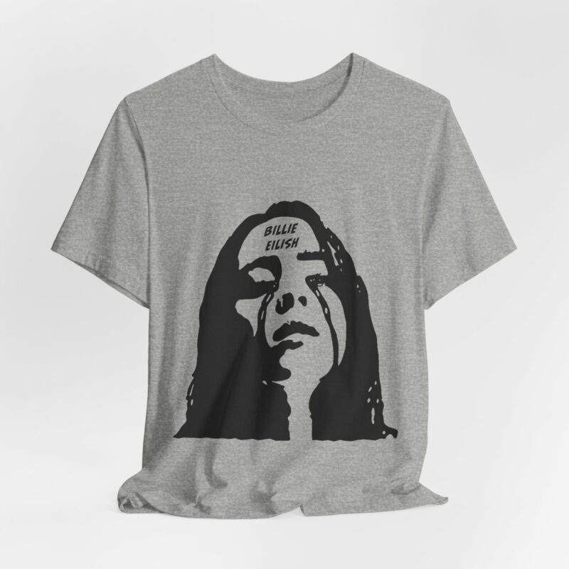 Billie Eilish Tears Unisex Jersey Short Sleeve Tee. Billie Eilish Gift Ideas - Image 14
