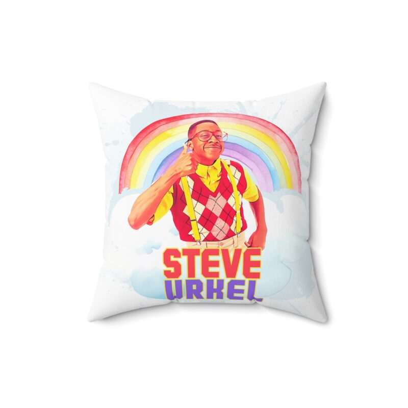 Steve Urkel Spun Polyester Square Pillow. Nostalgia 90s TV Show Pillow. Family Matters Pillow. - Image 7