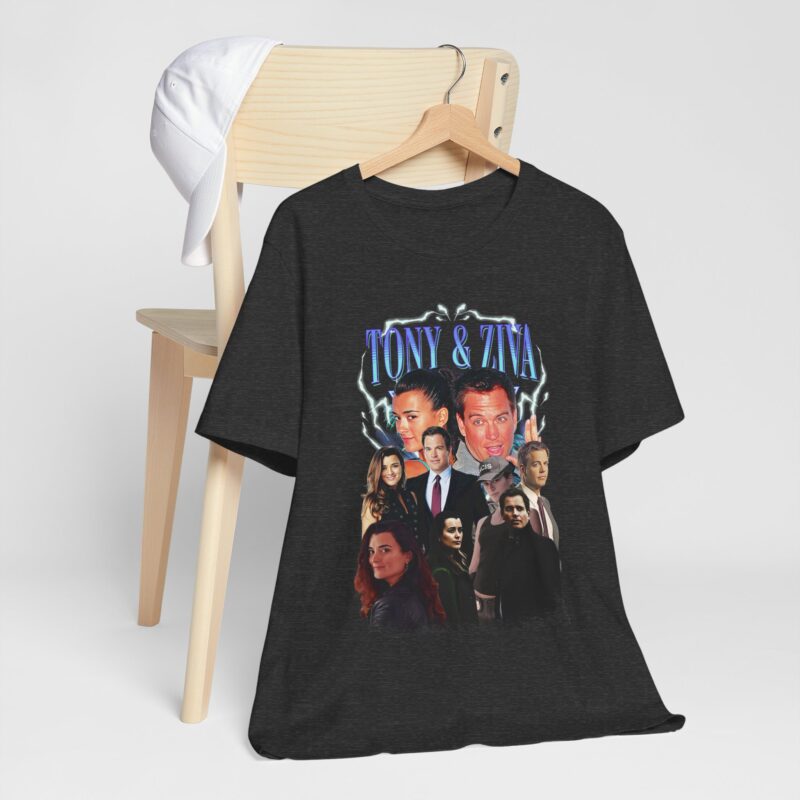 Ziva David and Tony DiNozzo Bootleg Style Unisex T-Shirt | NCIS High Quality Bella and Canvas Tee - Image 37