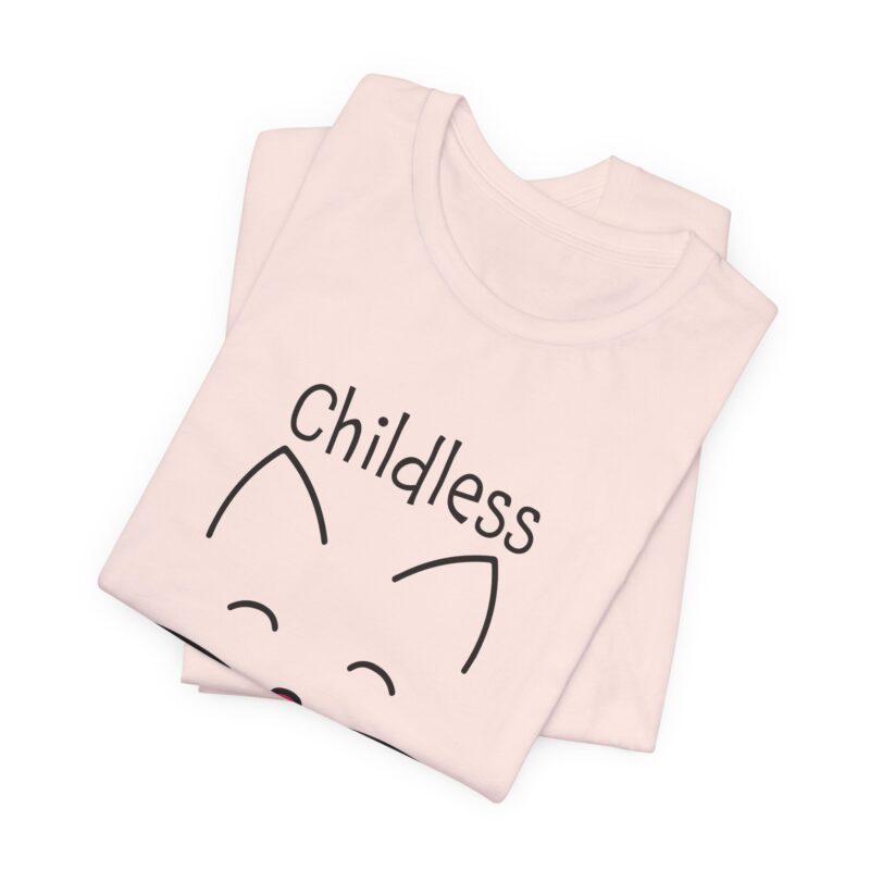 Cat Face Kamala Harris Childless Cat Lady Unisex Tee, Cat Lover Shirt, Women's Graphic Tshirt, Funny Political Shirt, Feminist Tee - Image 35