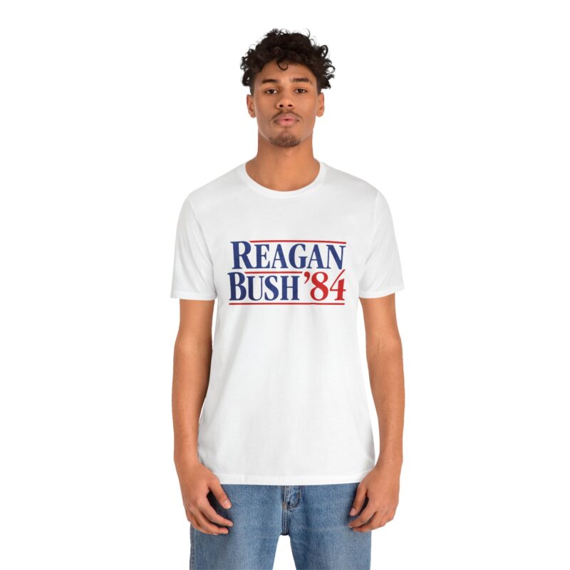 Regan and Bush 84 Campaign Style Unisex T-Shirt - Image 12