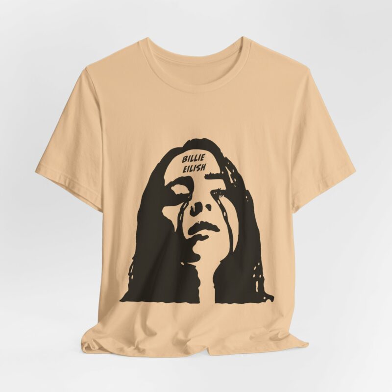 Billie Eilish Tears Unisex Jersey Short Sleeve Tee. Billie Eilish Gift Ideas - Image 11