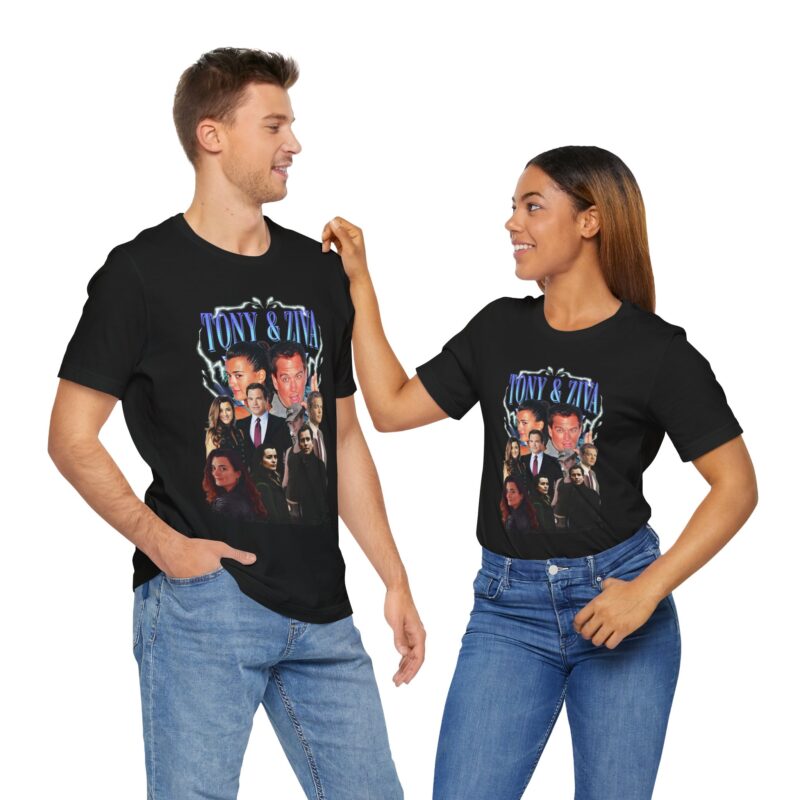 Ziva David and Tony DiNozzo Bootleg Style Unisex T-Shirt | NCIS High Quality Bella and Canvas Tee - Image 25