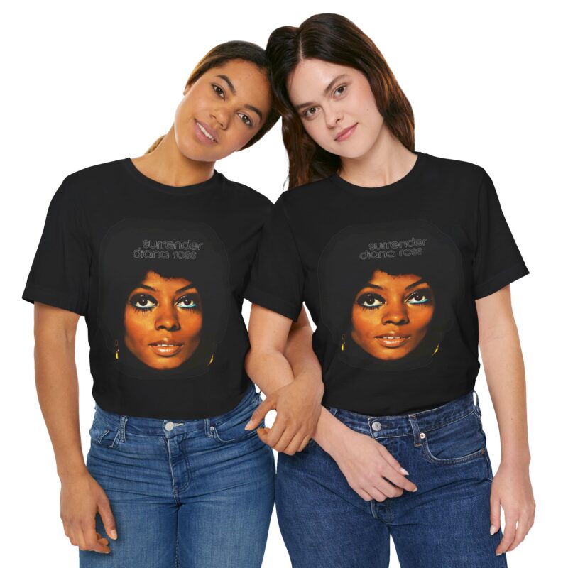 Diana Ross Surrender Album Cover Unisex Jersey Short Sleeve T-Shirt - Image 8