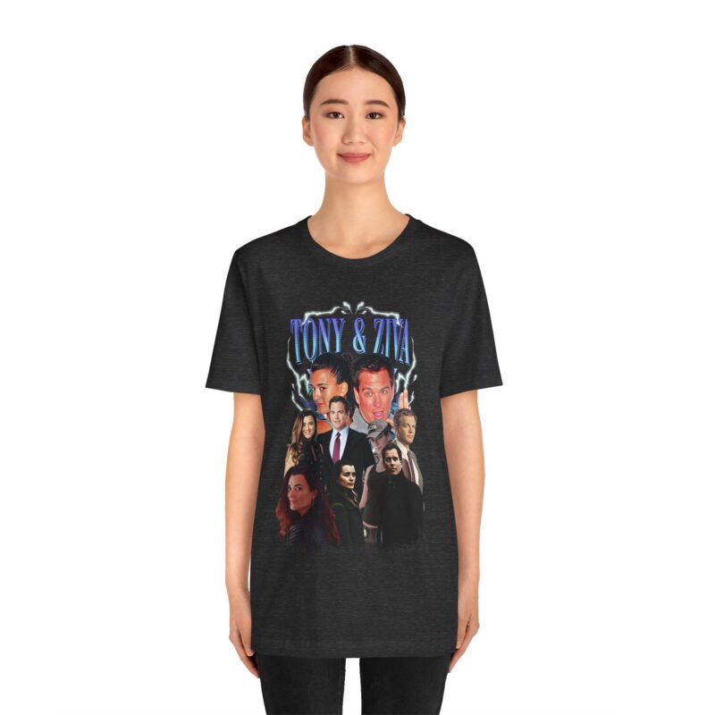Ziva David and Tony DiNozzo Bootleg Style Unisex T-Shirt | NCIS High Quality Bella and Canvas Tee - Image 40