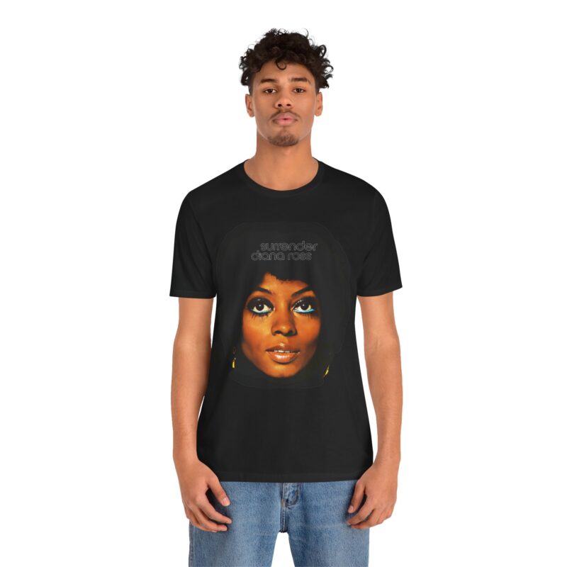 Diana Ross Surrender Album Cover Unisex Jersey Short Sleeve T-Shirt - Image 4