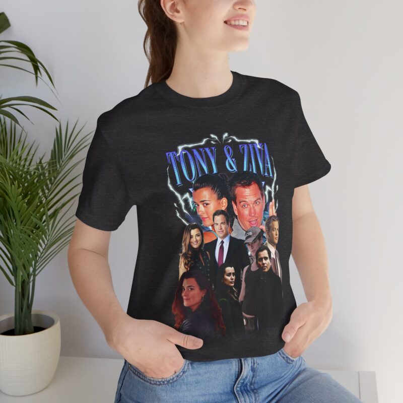 Ziva David and Tony DiNozzo Bootleg Style Unisex T-Shirt | NCIS High Quality Bella and Canvas Tee - Image 53