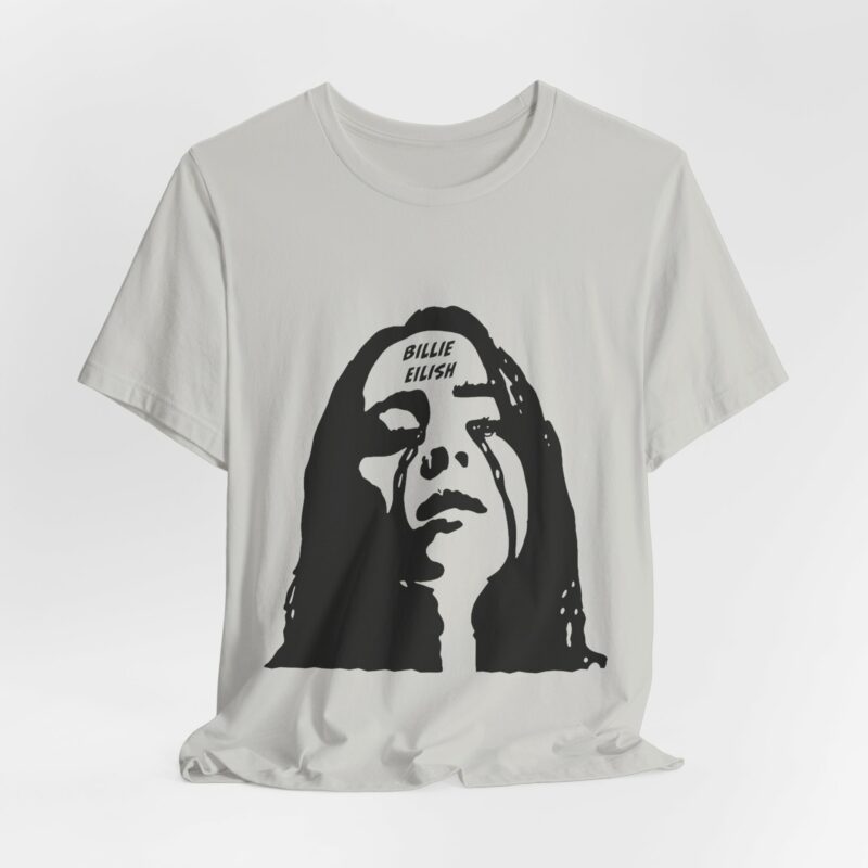 Billie Eilish Tears Unisex Jersey Short Sleeve Tee. Billie Eilish Gift Ideas - Image 10