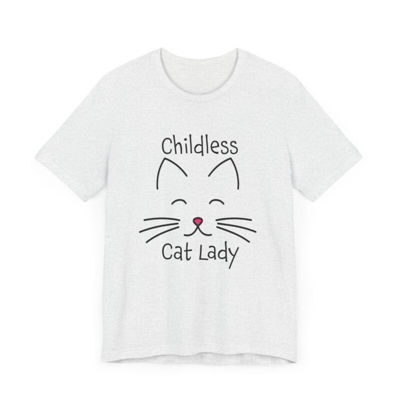 Cat Face Kamala Harris Childless Cat Lady Unisex Tee, Cat Lover Shirt, Women's Graphic Tshirt, Funny Political Shirt, Feminist Tee - Image 62