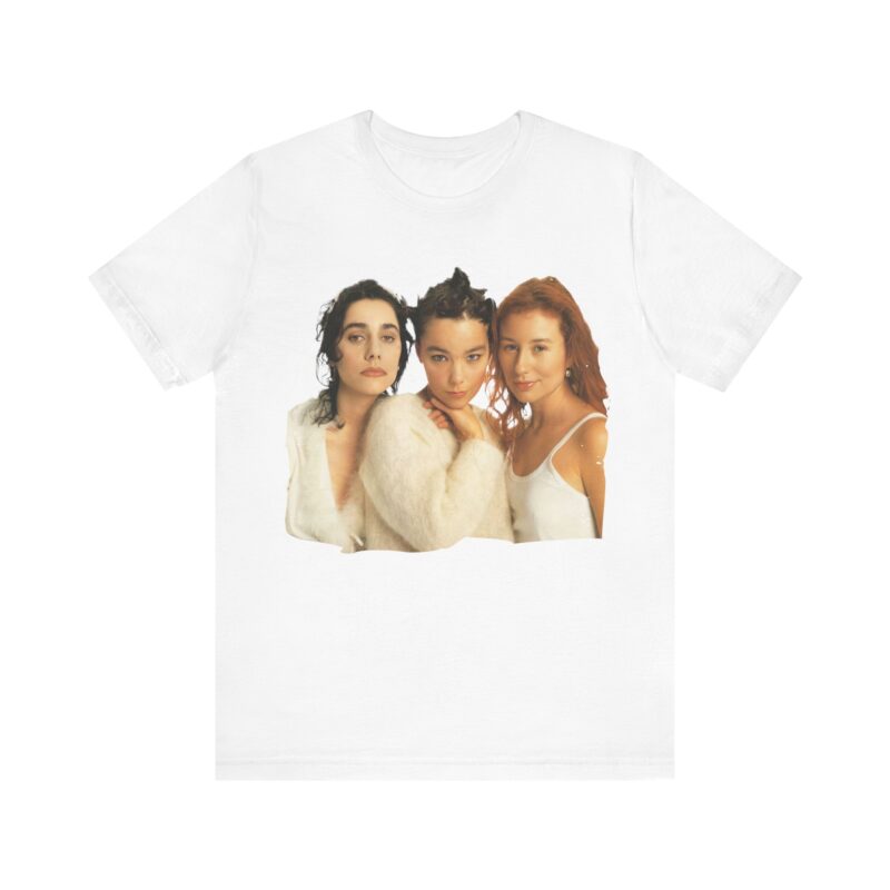 PJ Harvey with Bjork and Tori Amos 1994 Bella + Canva Unisex Jersey Short Sleeve Tee . 90s Female Rock Icons Unisex Tee - Image 2