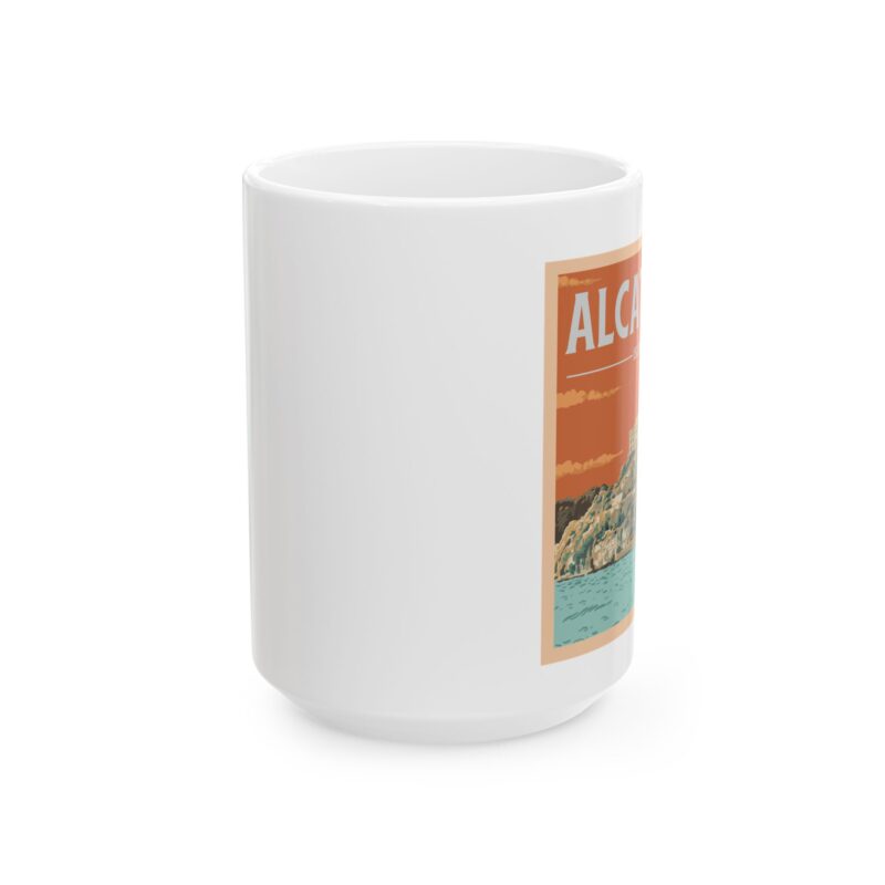 Alcatraz Island Poster Style Ceramic Mug, (11oz, 15oz) - Image 15