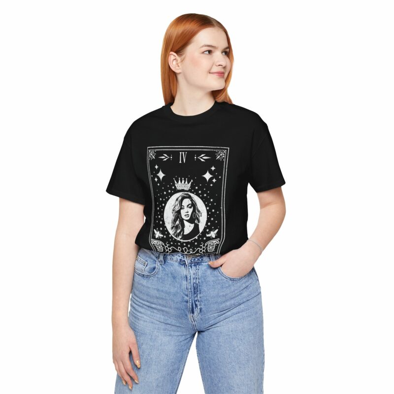 The Queen Bey: Beyonce Black and White Beyhive Unisex Bella and Canvas T-shirt - Image 9