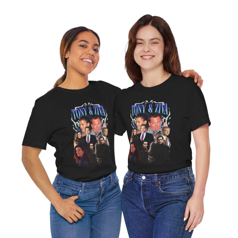 Ziva David and Tony DiNozzo Bootleg Style Unisex T-Shirt | NCIS High Quality Bella and Canvas Tee - Image 27
