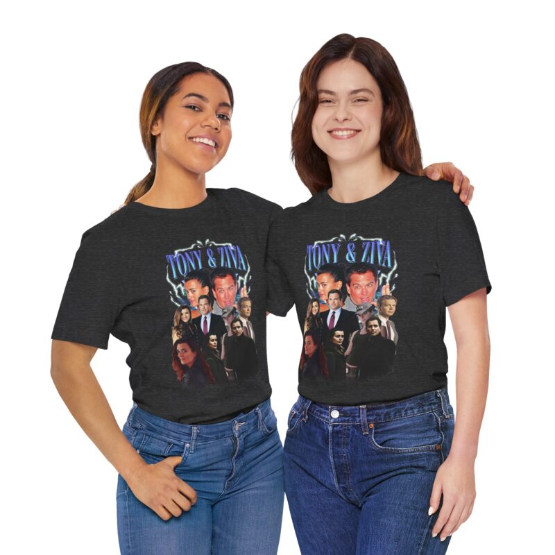 Ziva David and Tony DiNozzo Bootleg Style Unisex T-Shirt | NCIS High Quality Bella and Canvas Tee - Image 56