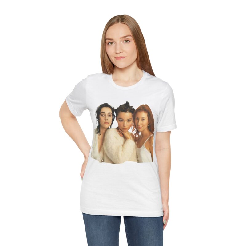 PJ Harvey with Bjork and Tori Amos 1994 Bella + Canva Unisex Jersey Short Sleeve Tee . 90s Female Rock Icons Unisex Tee - Image 13