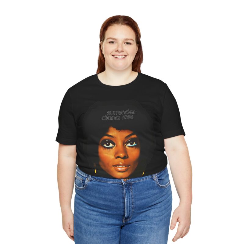 Diana Ross Surrender Album Cover Unisex Jersey Short Sleeve T-Shirt - Image 6