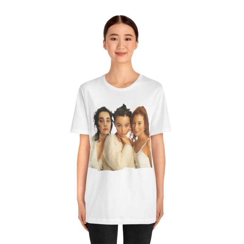 PJ Harvey with Bjork and Tori Amos 1994 Bella + Canva Unisex Jersey Short Sleeve Tee . 90s Female Rock Icons Unisex Tee - Image 11