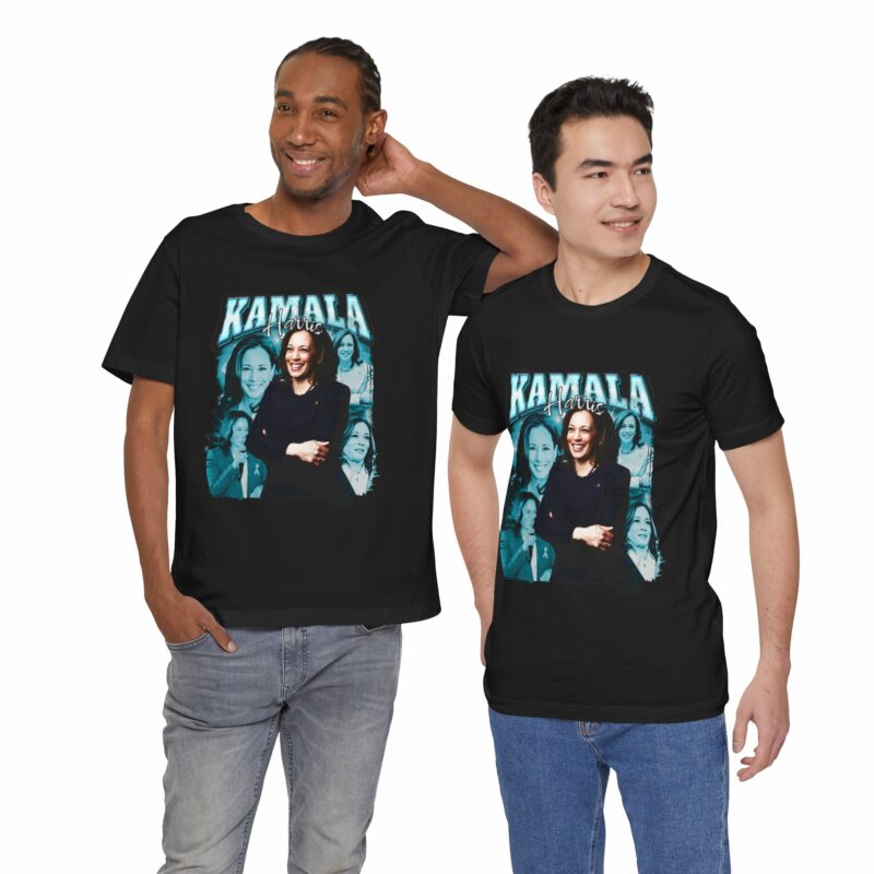 Kamala Harris Bootleg Style T-Shirt - Bella + Canvas Unisex Tee Democrat Blue Color Graphic - Image 28