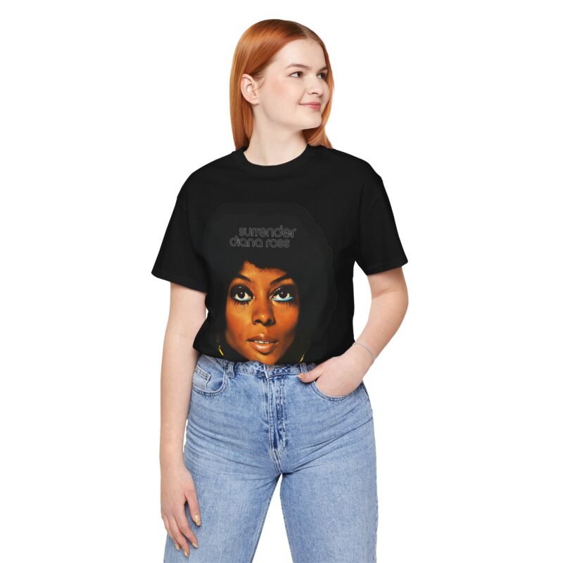 Diana Ross Surrender Album Cover Unisex Jersey Short Sleeve T-Shirt - Image 7