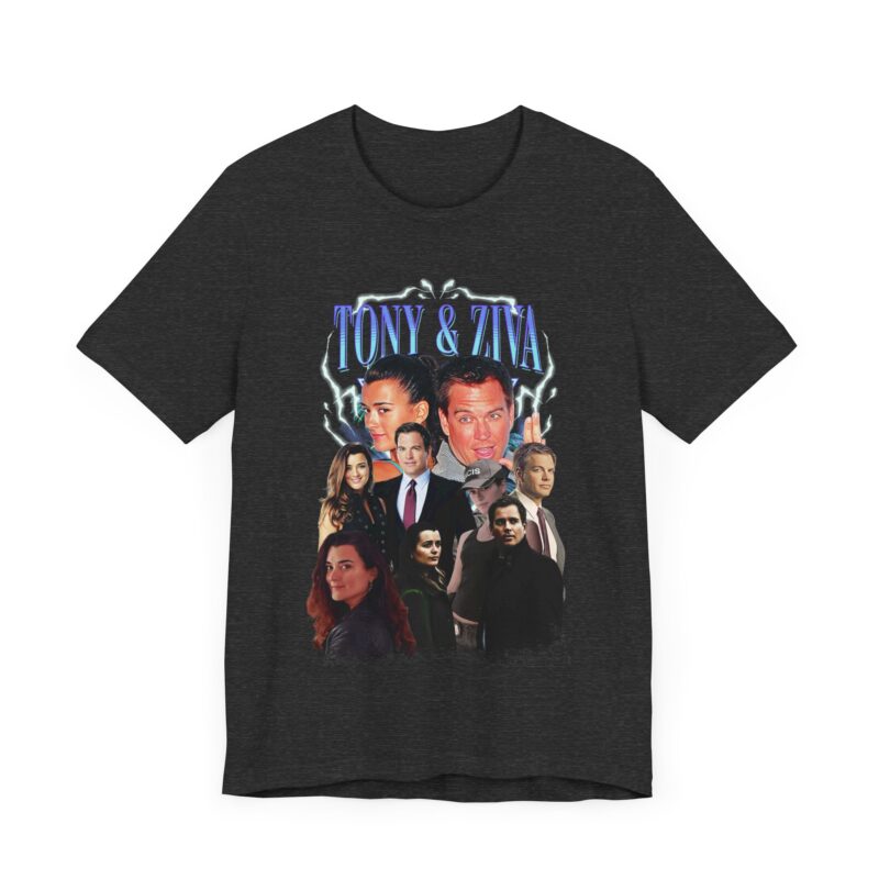 Ziva David and Tony DiNozzo Bootleg Style Unisex T-Shirt | NCIS High Quality Bella and Canvas Tee - Image 33