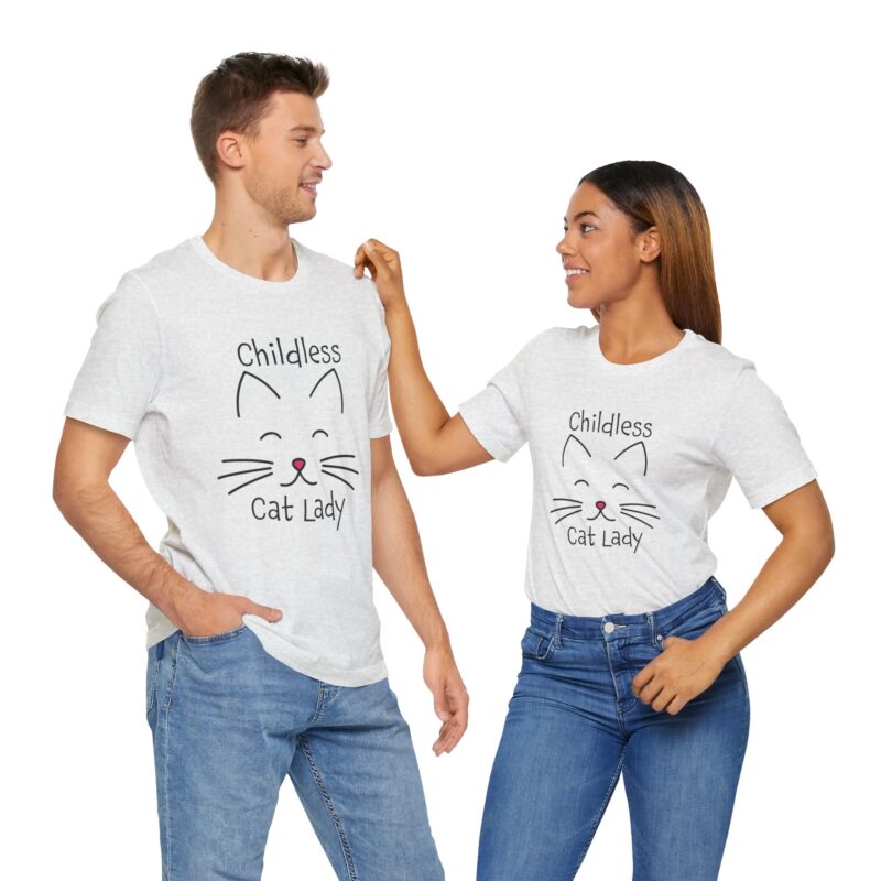 Cat Face Kamala Harris Childless Cat Lady Unisex Tee, Cat Lover Shirt, Women's Graphic Tshirt, Funny Political Shirt, Feminist Tee - Image 83