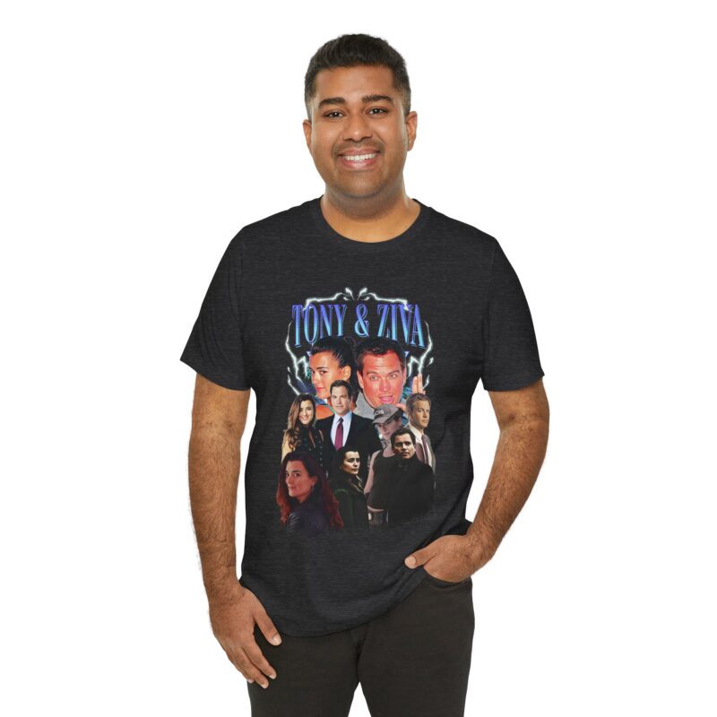 Ziva David and Tony DiNozzo Bootleg Style Unisex T-Shirt | NCIS High Quality Bella and Canvas Tee - Image 45