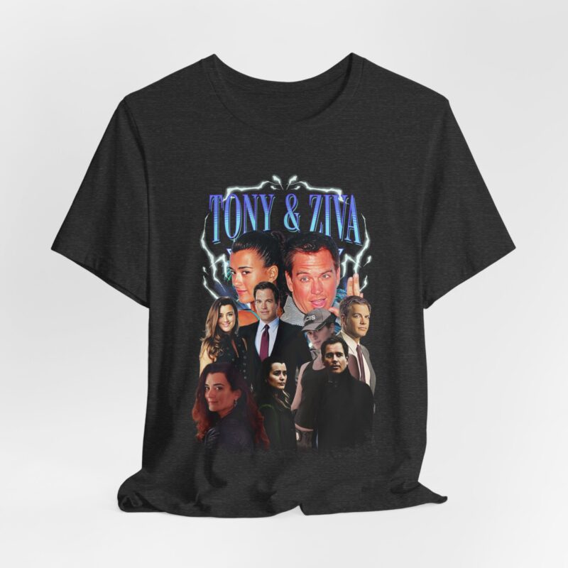 Ziva David and Tony DiNozzo Bootleg Style Unisex T-Shirt | NCIS High Quality Bella and Canvas Tee - Image 30