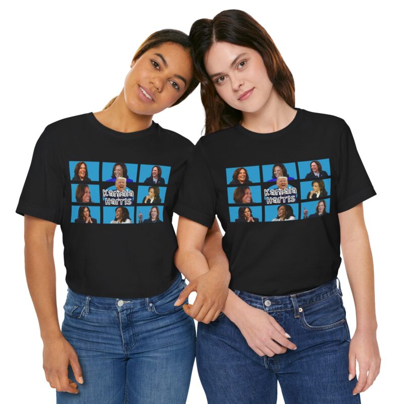 Kamala Harris Laughing At Trump Brady Bunch Style T-Shirt - Political Tee, Laughing Politician Shirt, Funny Kamala Harris Top, Activist - Image 9