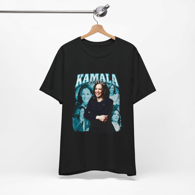 Kamala Harris Bootleg Style T-Shirt - Bella + Canvas Unisex Tee Democrat Blue Color Graphic - Image 7