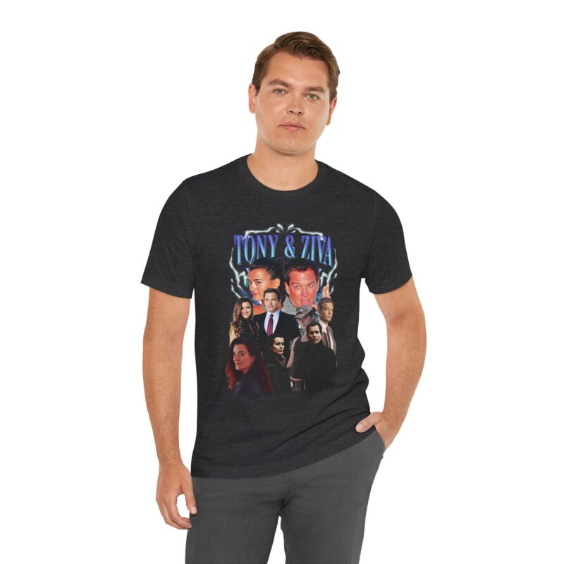 Ziva David and Tony DiNozzo Bootleg Style Unisex T-Shirt | NCIS High Quality Bella and Canvas Tee - Image 43