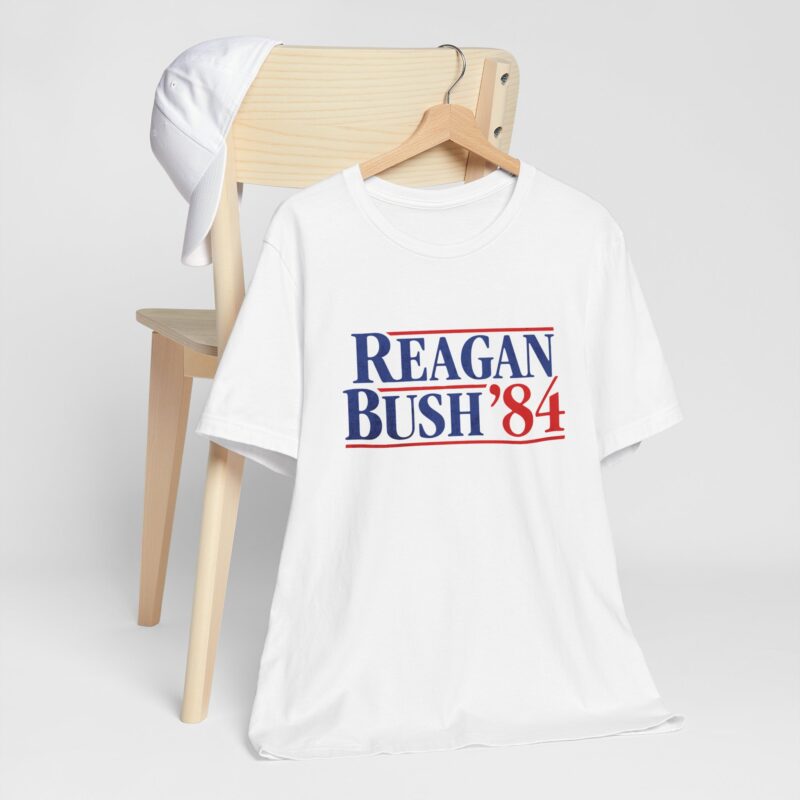 Regan and Bush 84 Campaign Style Unisex T-Shirt - Image 8
