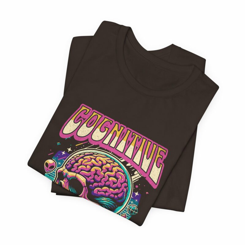 Cognitive Dissonance is a Hell of a Drug | Retro Psychedelic Style Bella + Canvas T-Shirt | Funny Trippy Unisex Sizes S-3XL - Image 34
