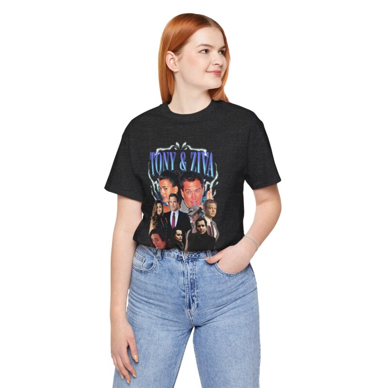 Ziva David and Tony DiNozzo Bootleg Style Unisex T-Shirt | NCIS High Quality Bella and Canvas Tee - Image 47
