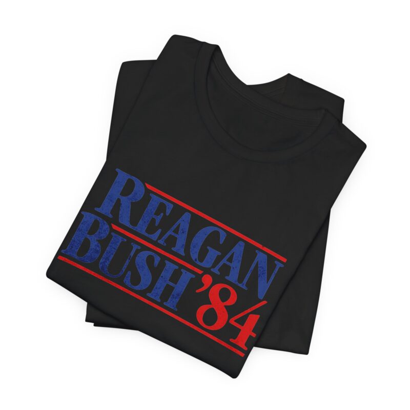 Regan and Bush 84 Campaign Style Unisex T-Shirt - Image 34