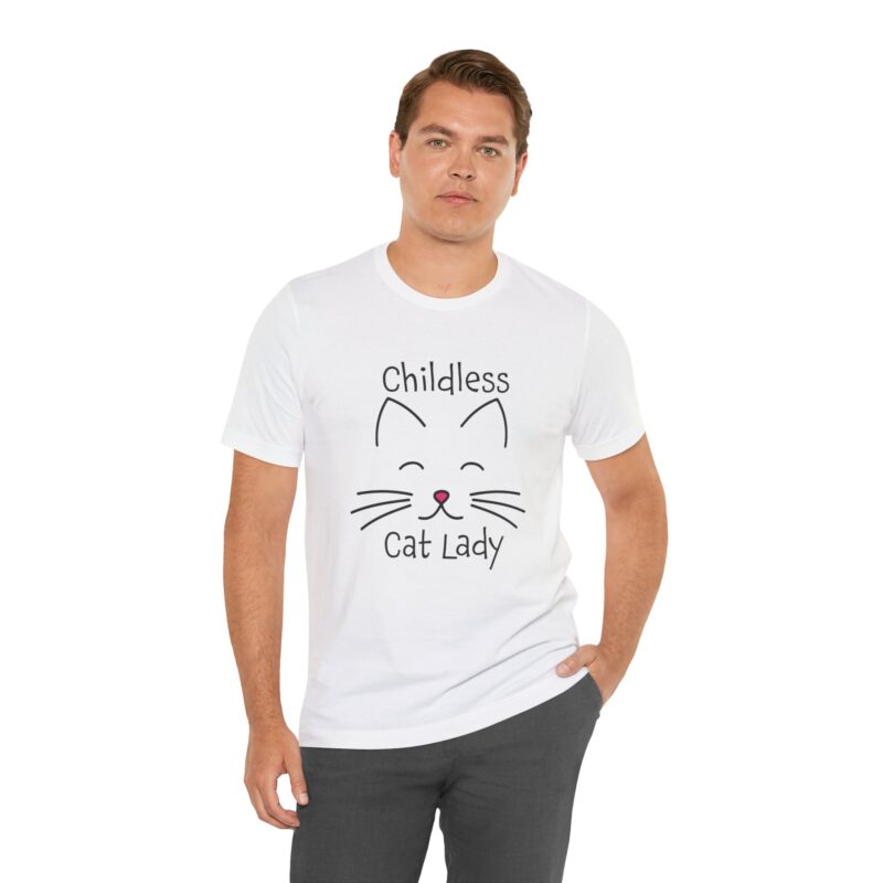 Cat Face Kamala Harris Childless Cat Lady Unisex Tee, Cat Lover Shirt, Women's Graphic Tshirt, Funny Political Shirt, Feminist Tee - Image 15